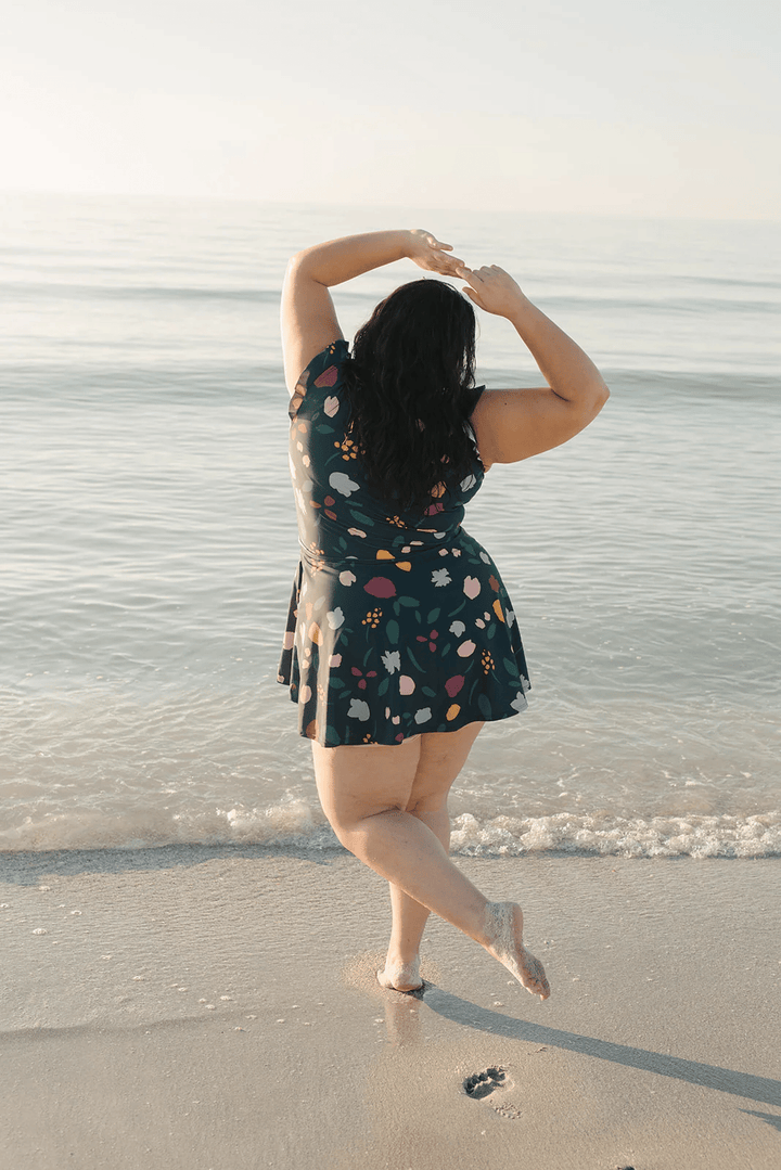 MAGDALENA | Swimsuit with Ruffles and Bust Support