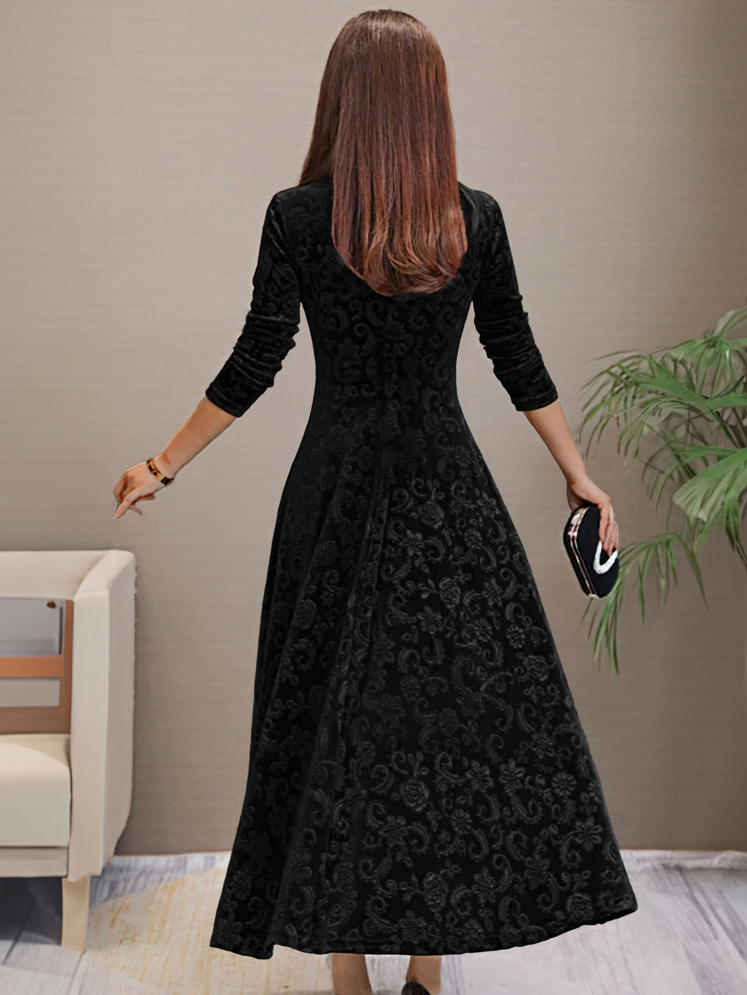 Daphne | Luxe Velvet Evening Dress