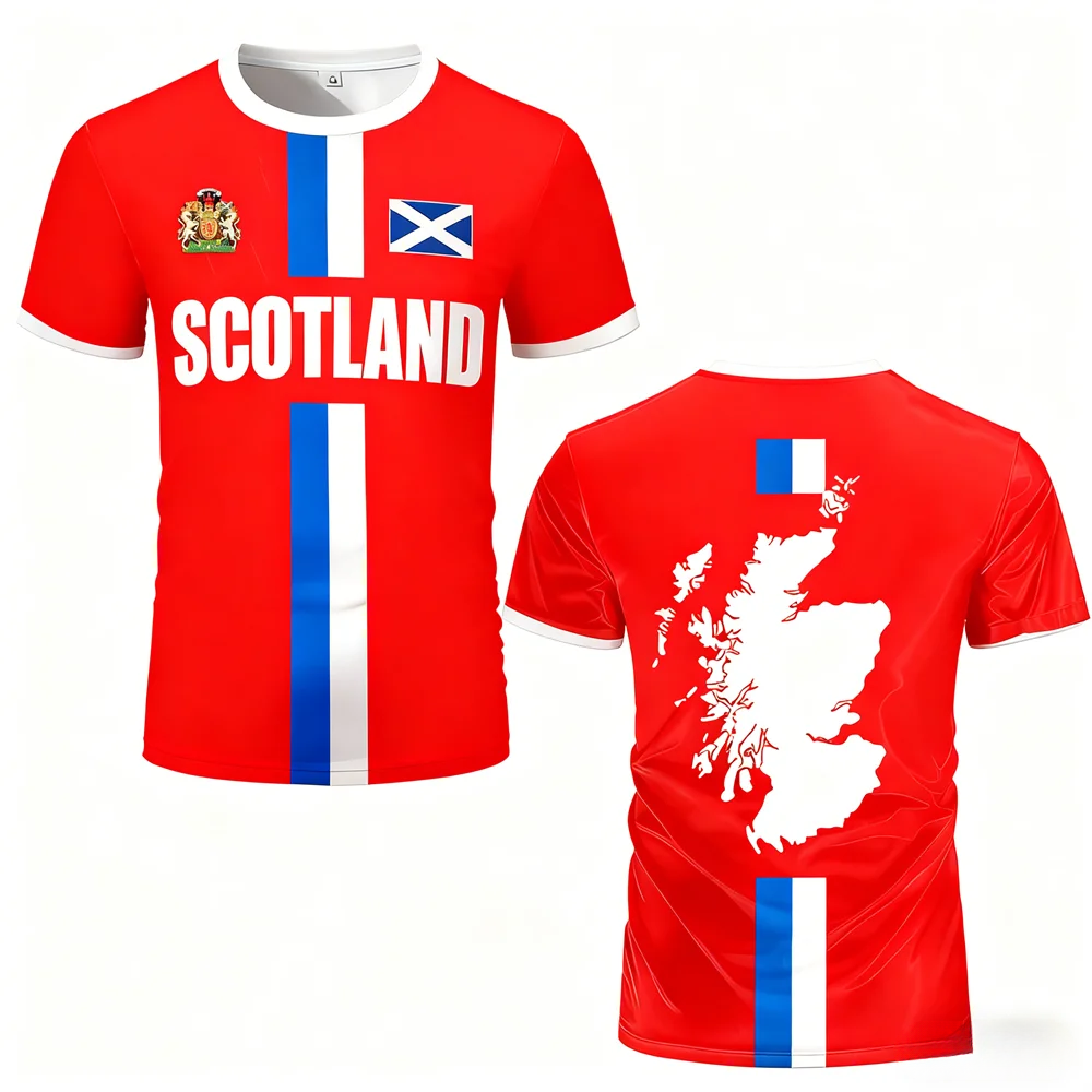 Scotland Flag Football Jersey Short Fan Jersey