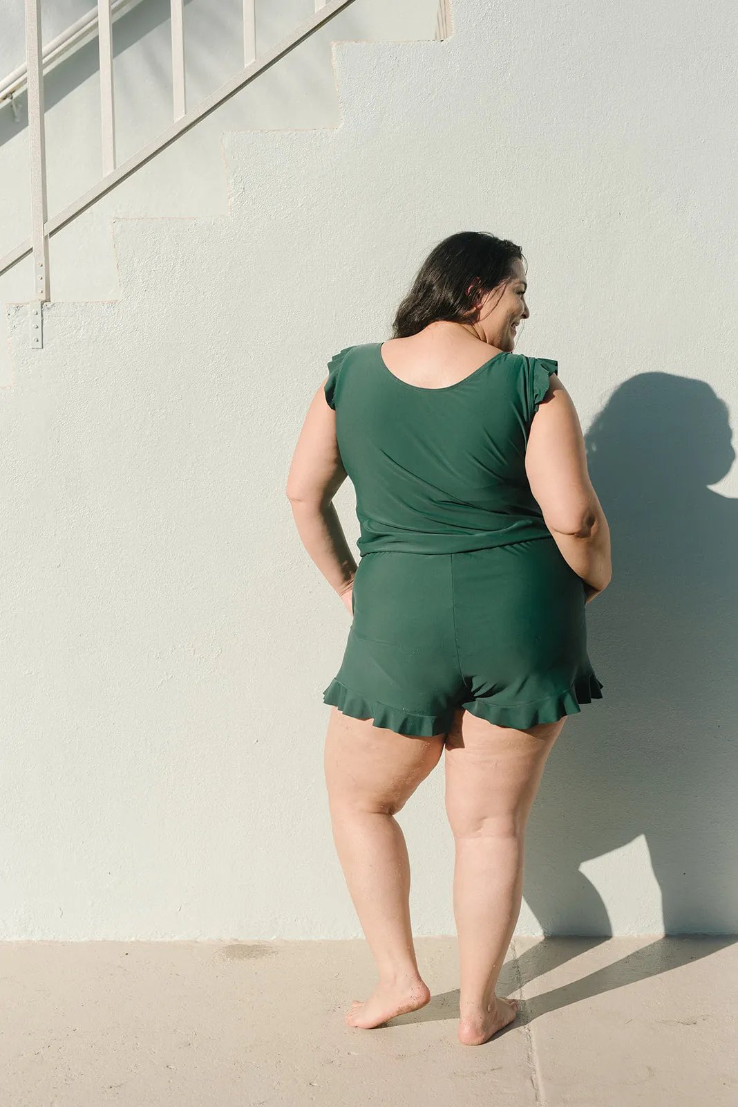 MAGDALENA | Swimsuit with Ruffles and Bust Support