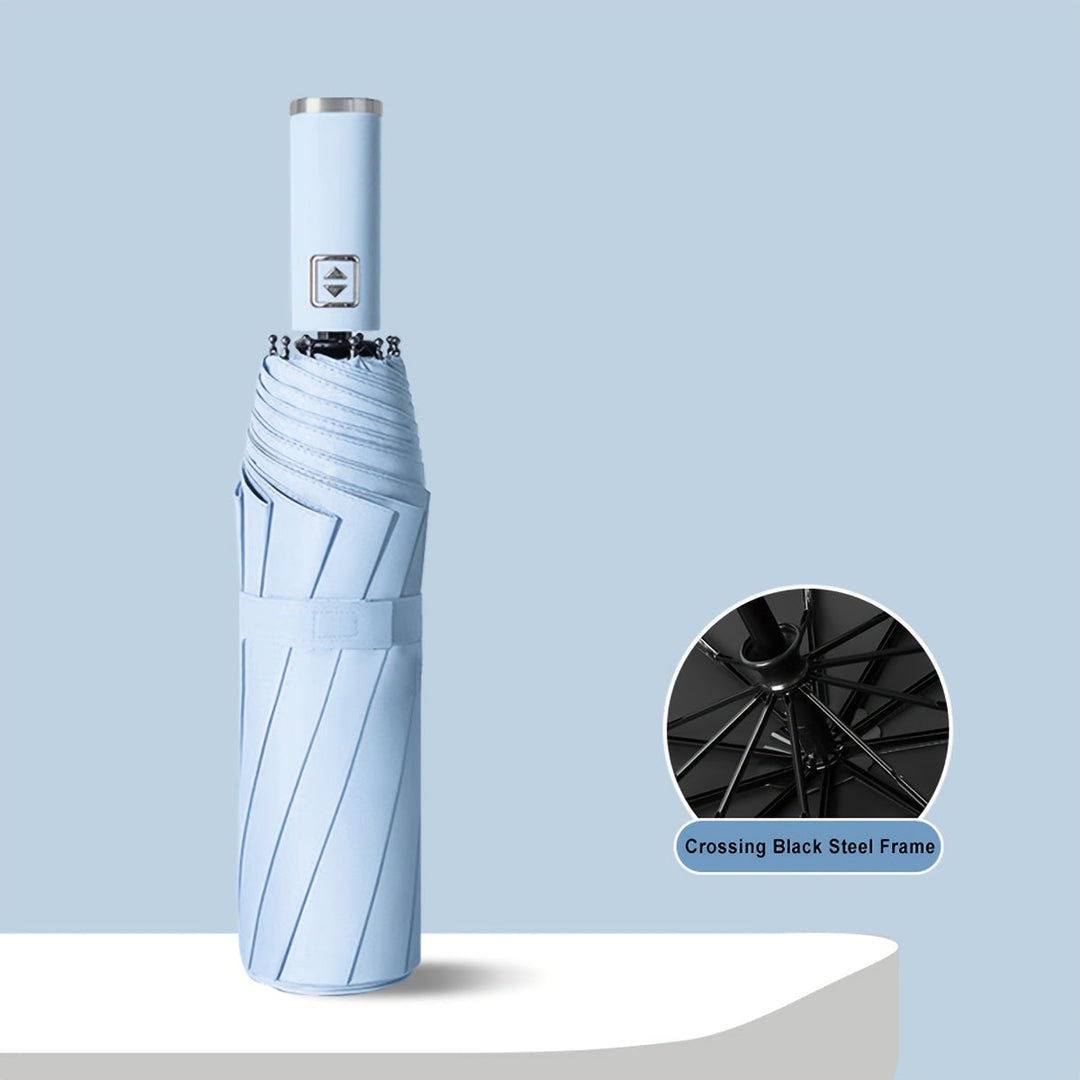 Automatic Folding Sun and Rain Umbrella