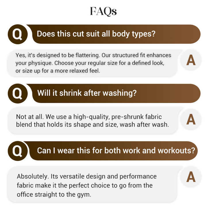 Men's Business Short Sleeve Fitness T-shirt