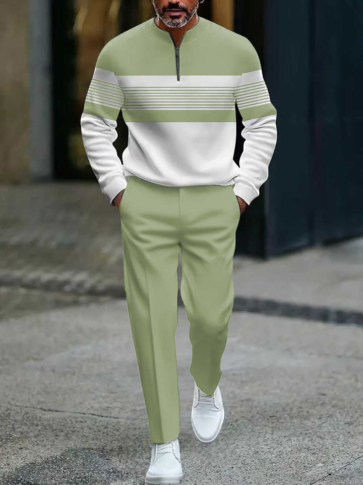 ⌛ Only 3 days – 50% off everything! ⏰ Men's set: graphic print sweater and pants