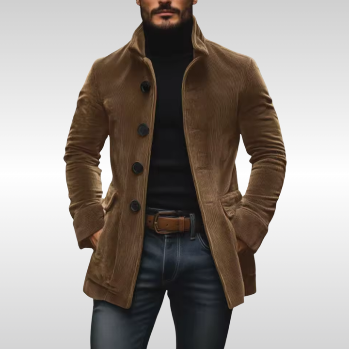 Igor | Elegant Velvet Jacket for Cold Days