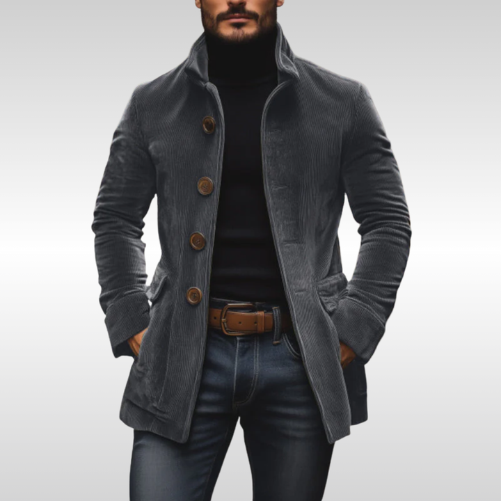 Igor | Elegant Velvet Jacket for Cold Days