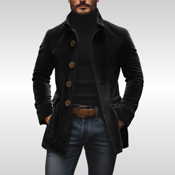 Igor | Elegant Velvet Jacket for Cold Days