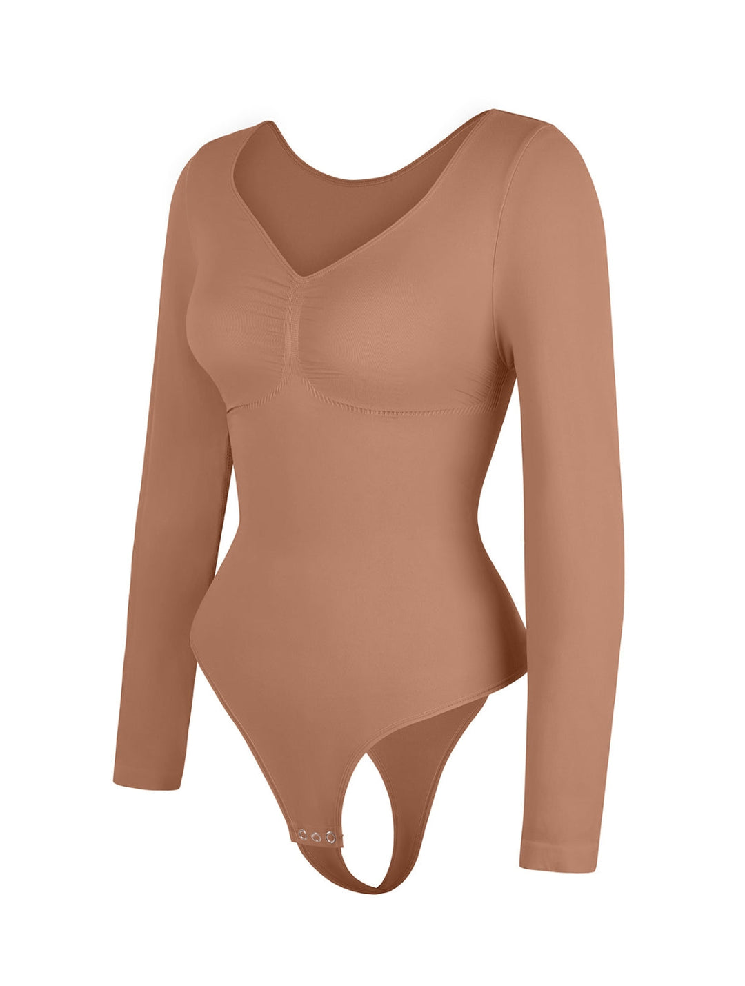 Long Sleeve Bodysuit with Ruching