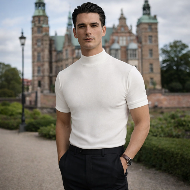 ALTO Men's Mock Neck T-Shirt