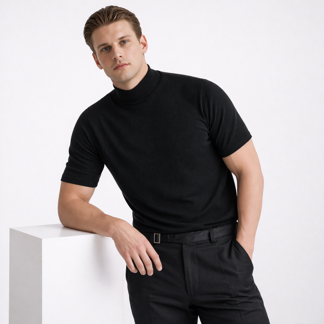ALTO Men's Mock Neck T-Shirt