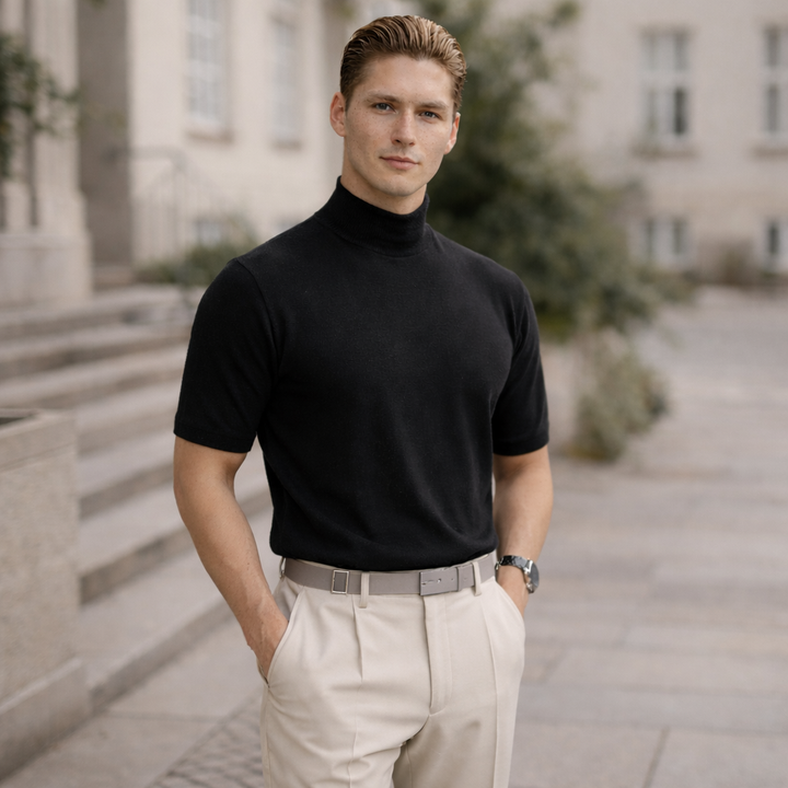 ALTO Men's Mock Neck T-Shirt