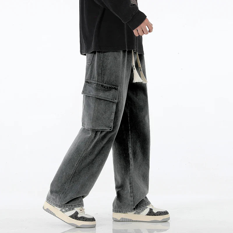 Kaydrax Loose Cargo Jeans