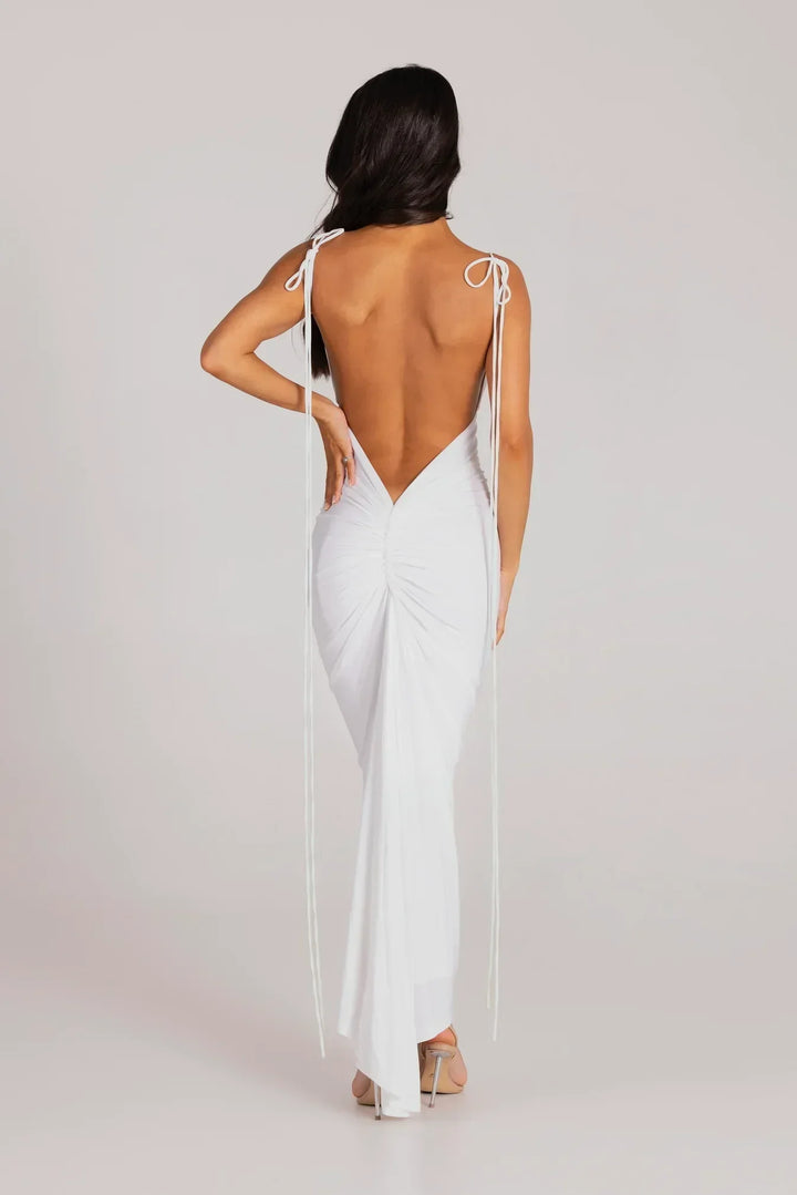 Astrid | Elegant Backless Maxi Dress