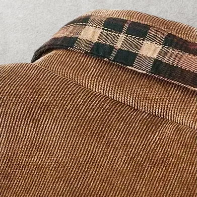 Buffalo Ridge Sherpa-Lined Flannel & Corduroy Jacket