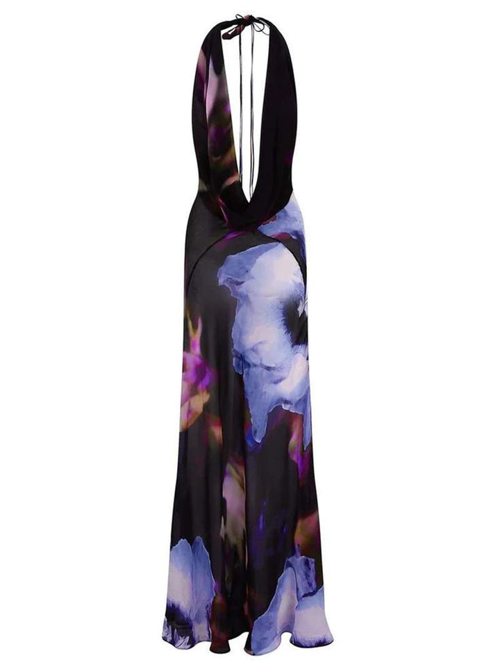 Amara | Halterneck Backless Dress
