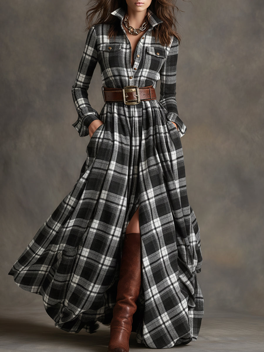 Lila | Belted Cotton Shirtdress