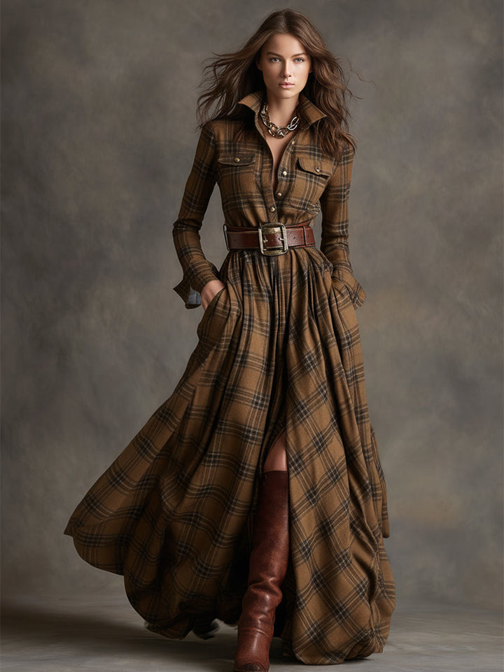Lila | Belted Cotton Shirtdress