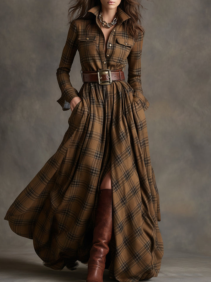Lila | Belted Cotton Shirtdress