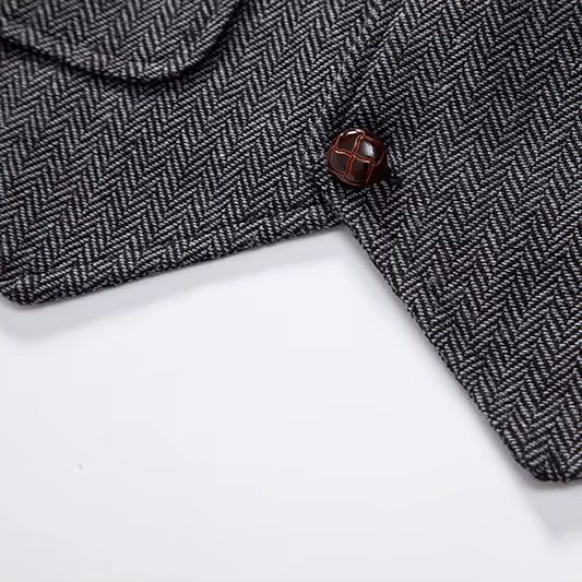 Graham Herringbone Tweed Vest