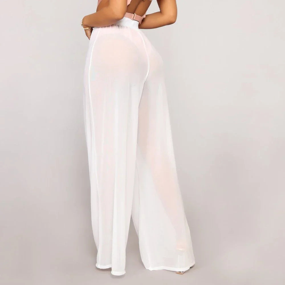 High Waist Sheer Pants