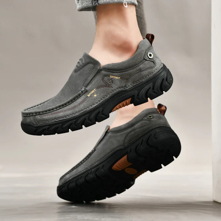 Leone Genuine Leather Slip-On Shoe