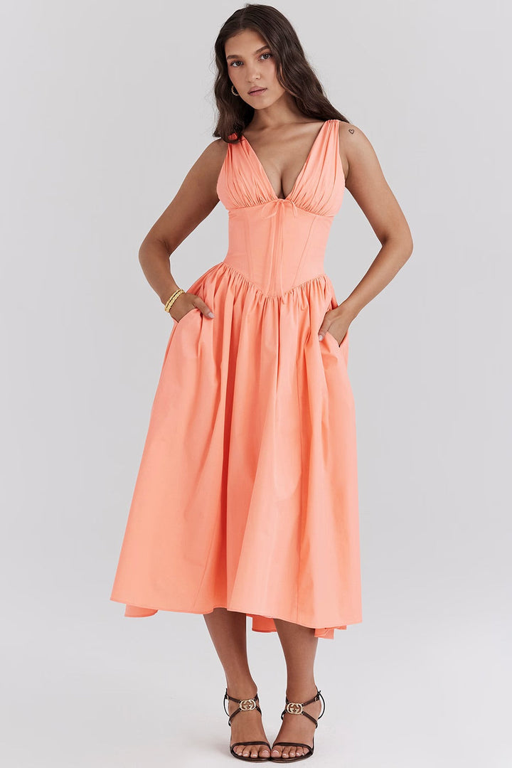 Isolde | Graceful Satin Dress