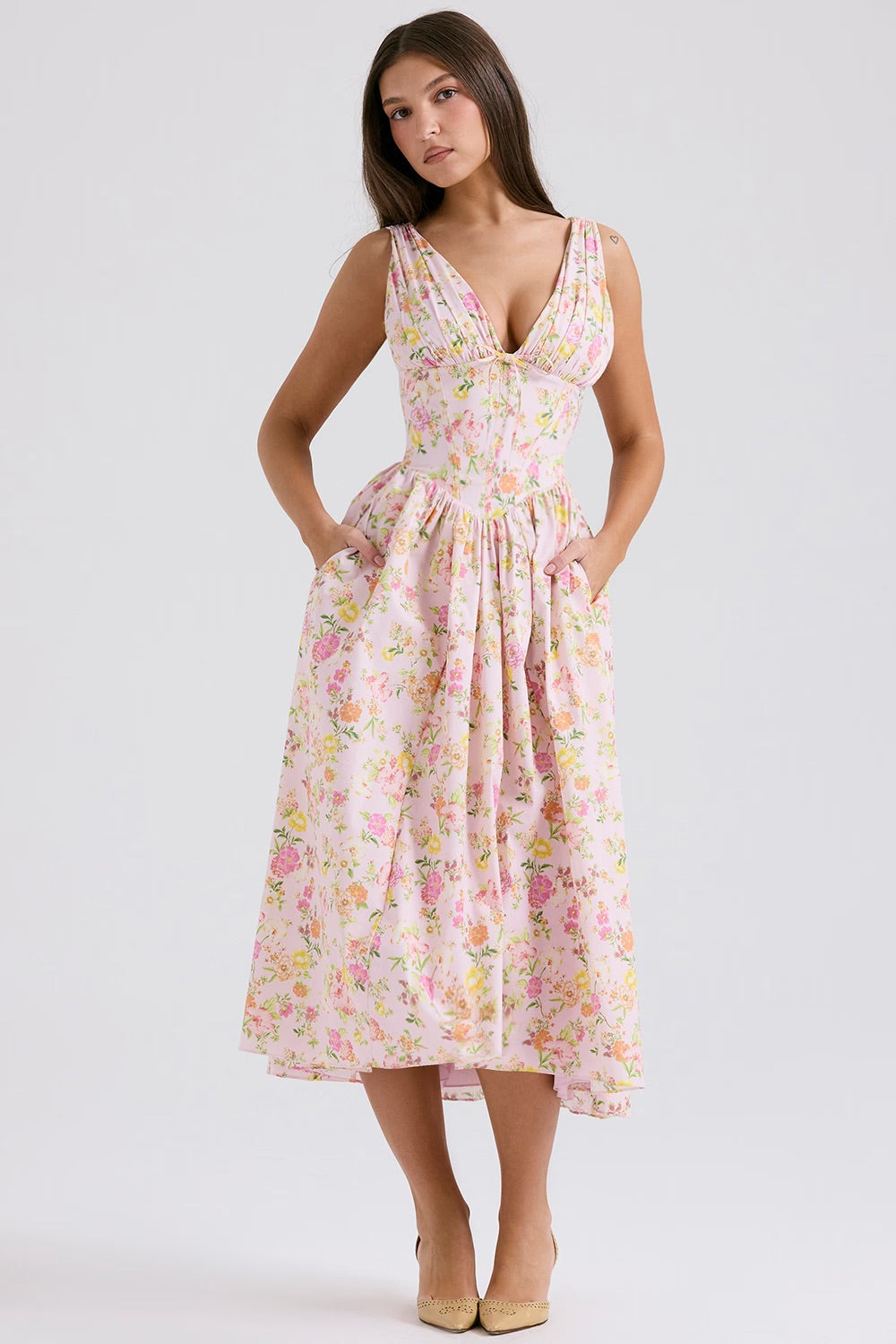 Isolde | Graceful Satin Dress