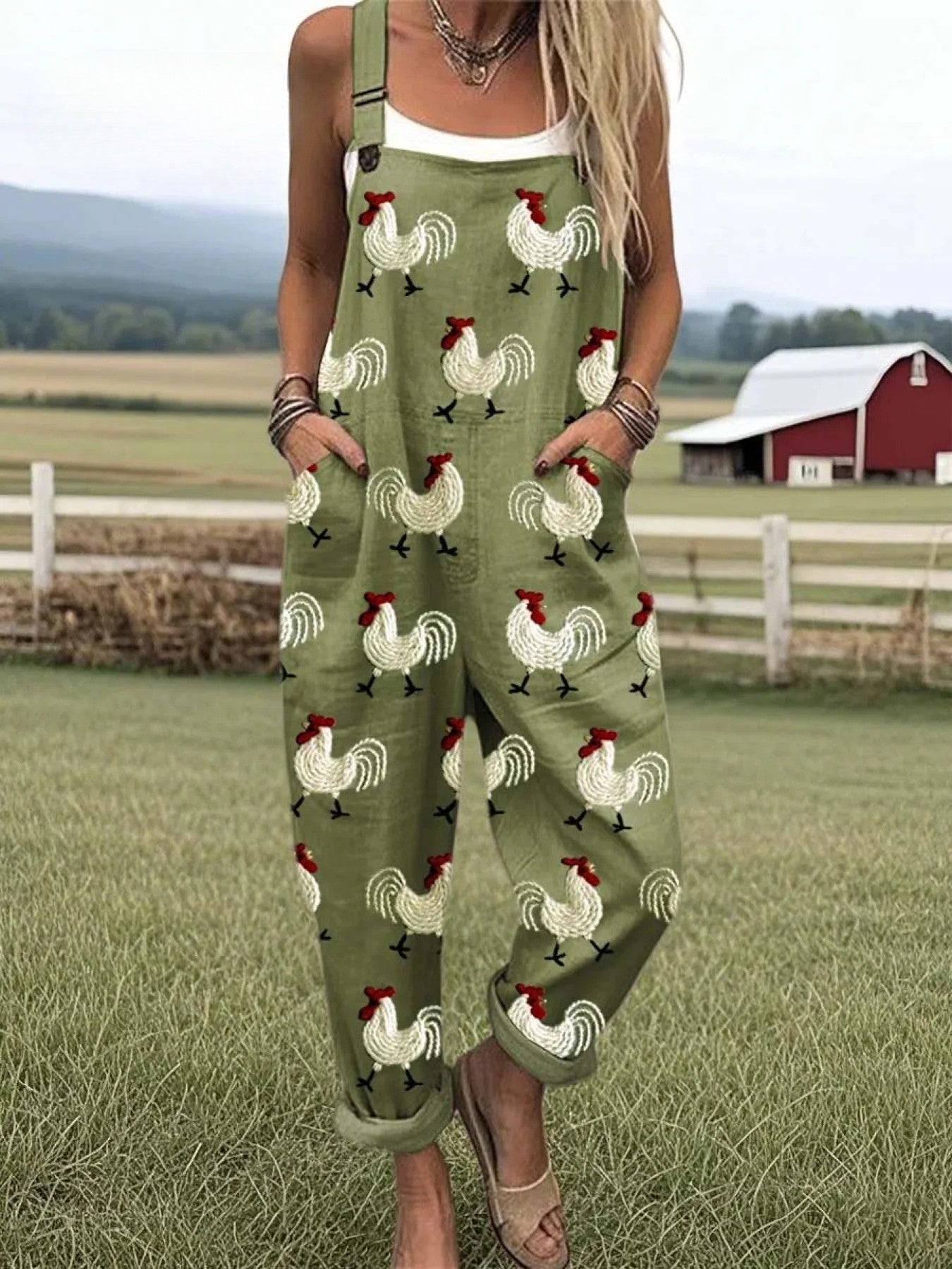 Vintage Floral Jumpsuit for Women - Effortless Style and All-Day Comfort