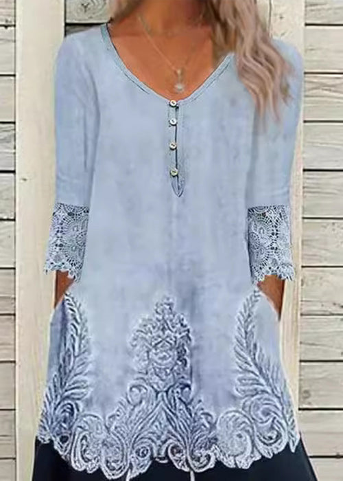 Serena Blue Midi