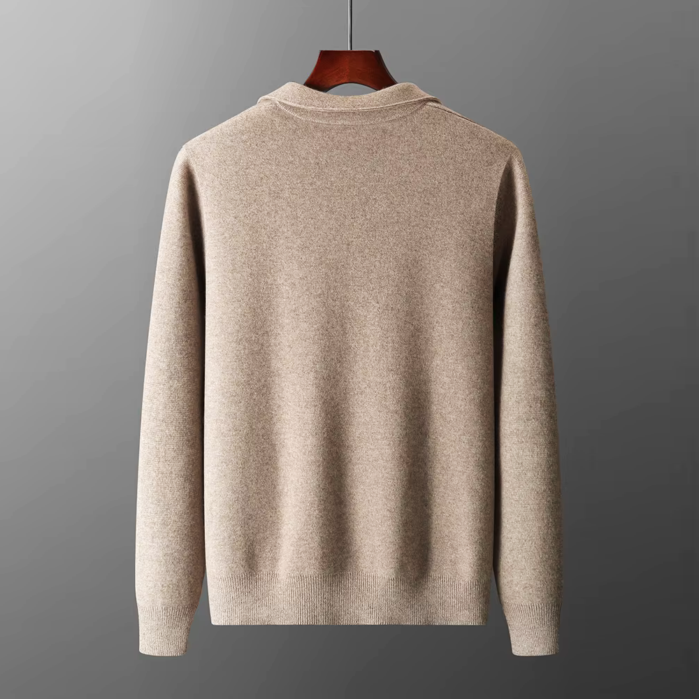 Marcello Merino Wool Full-Zip Cardigan