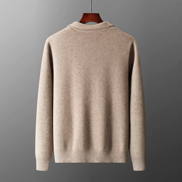 Marcello Merino Wool Full-Zip Cardigan
