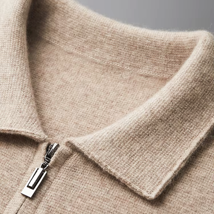 Marcello Merino Wool Full-Zip Cardigan