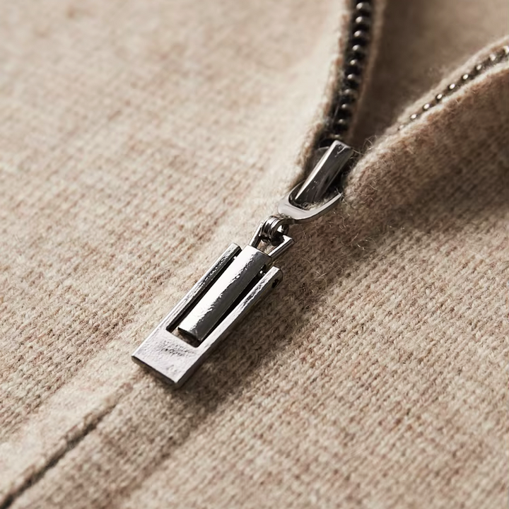 Marcello Merino Wool Full-Zip Cardigan