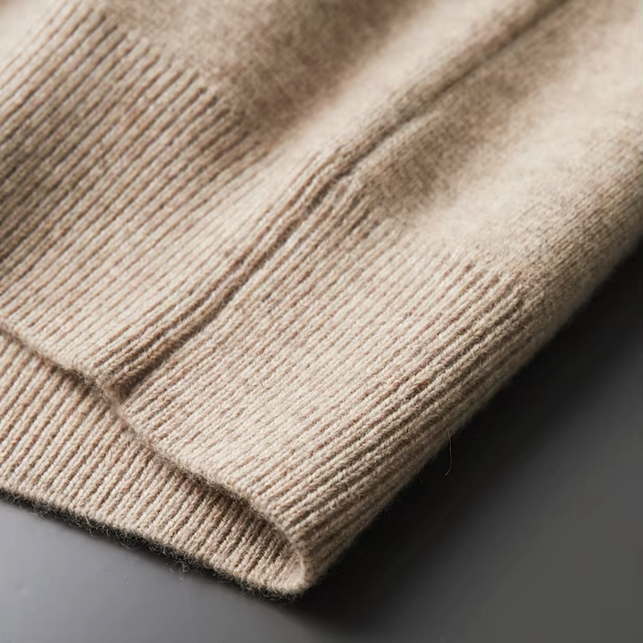 Marcello Merino Wool Full-Zip Cardigan