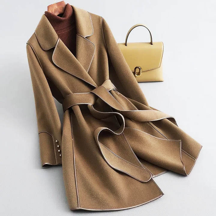 Mariana Belted Wrap Coat