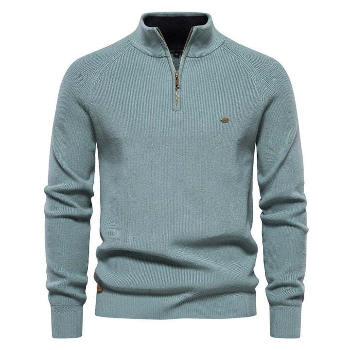 Witold | Luxury Men's Sweater with Half-Zip
