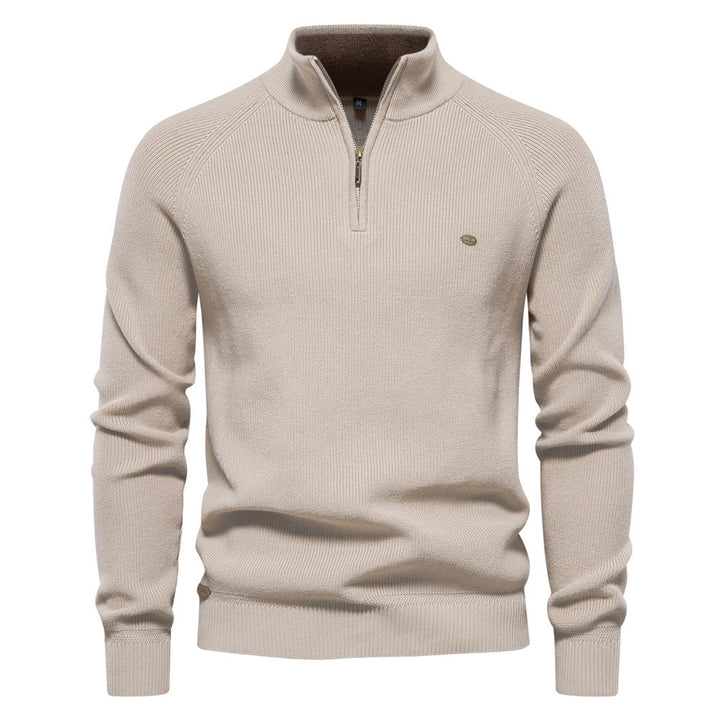 Witold | Luxury Men's Sweater with Half-Zip
