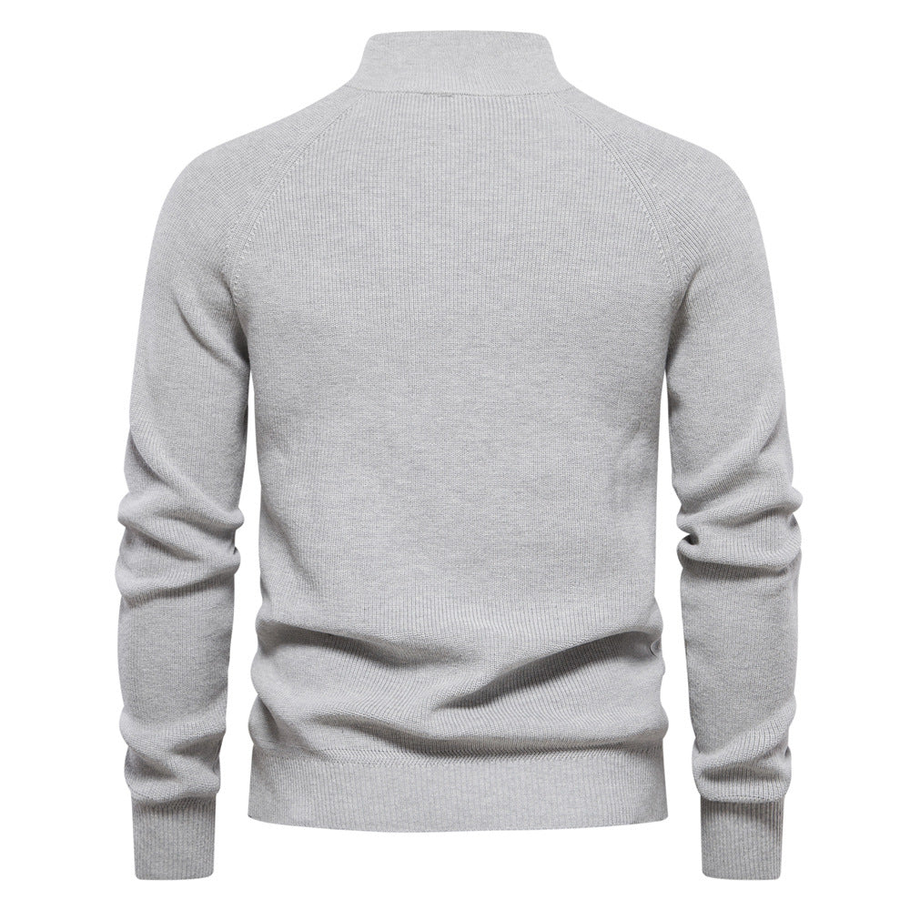 Witold | Luxury Men's Sweater with Half-Zip