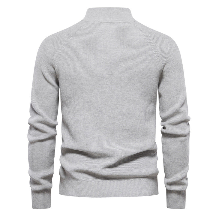 Witold | Luxury Men's Sweater with Half-Zip