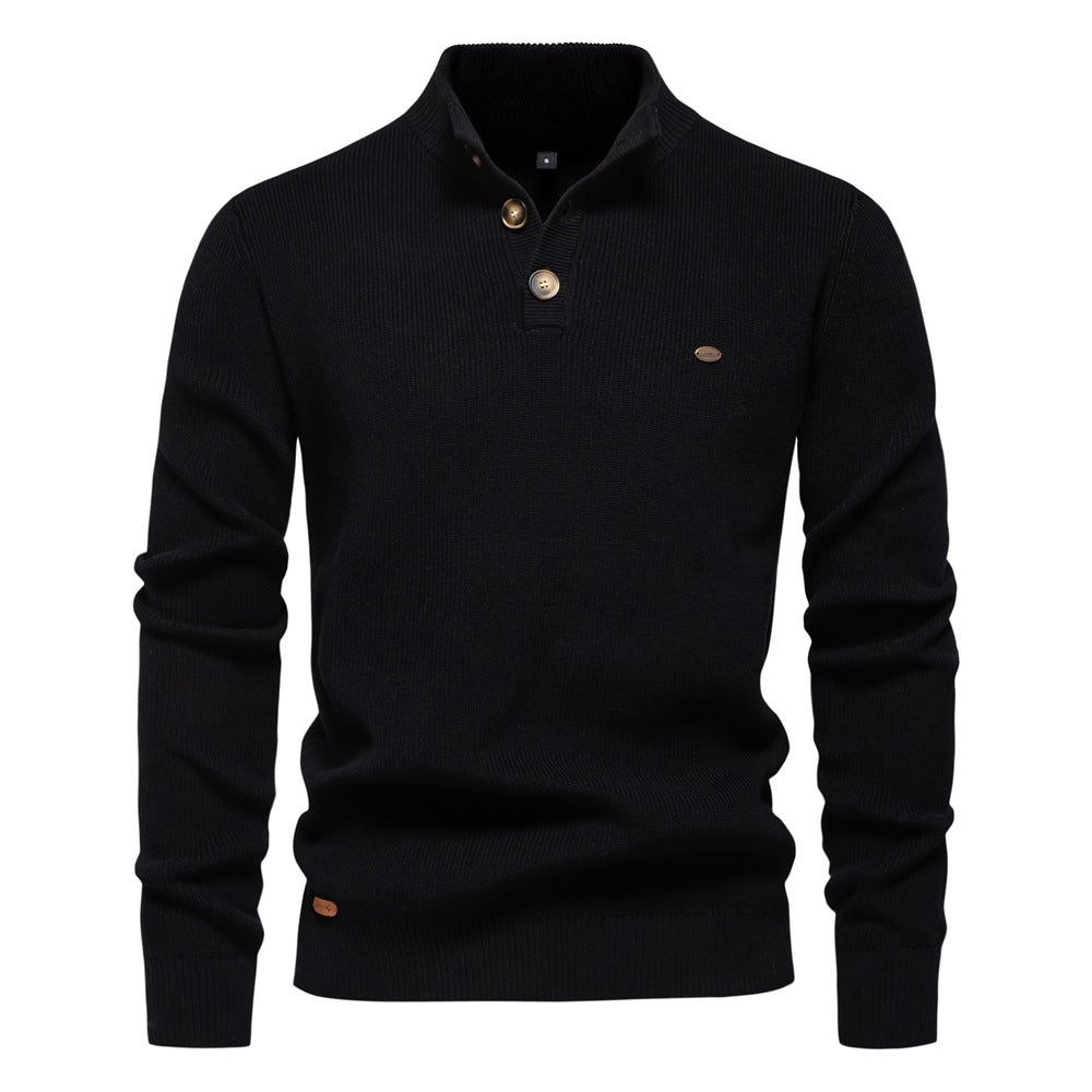 Witold | Elegant Men's Sweater with Button