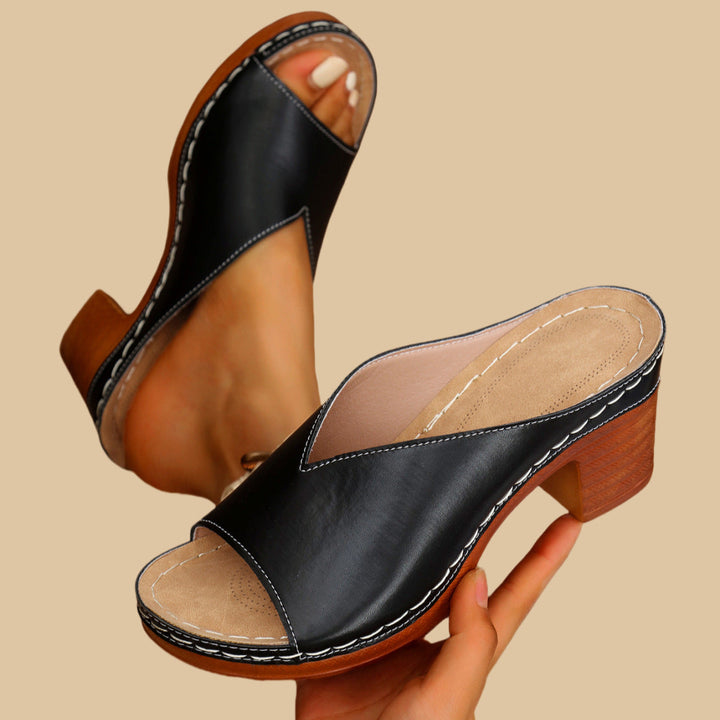 Solenne™ | Slip-On Block Heels