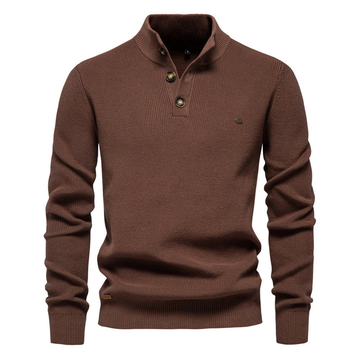 Witold | Elegant Men's Sweater with Button