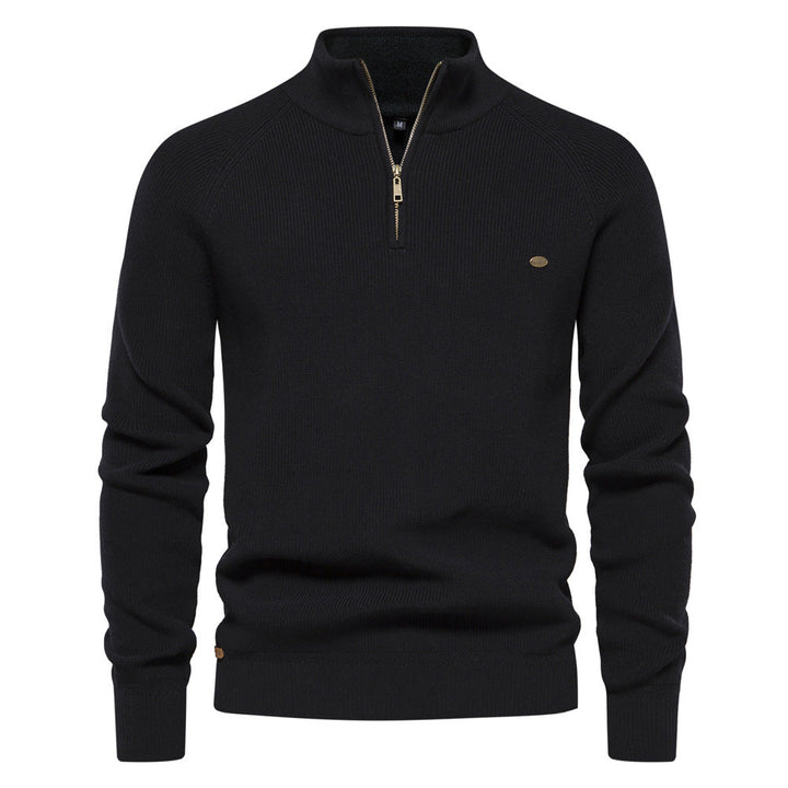 Witold | Luxury Men's Sweater with Half-Zip