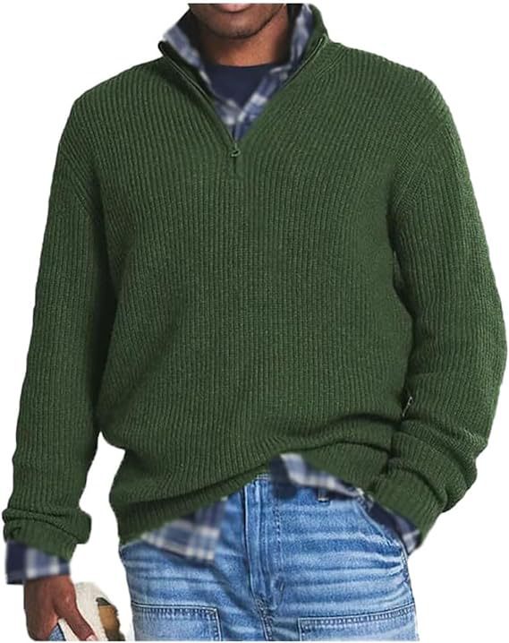 Bolesław | Elegant Men's Sweater with Zipper
