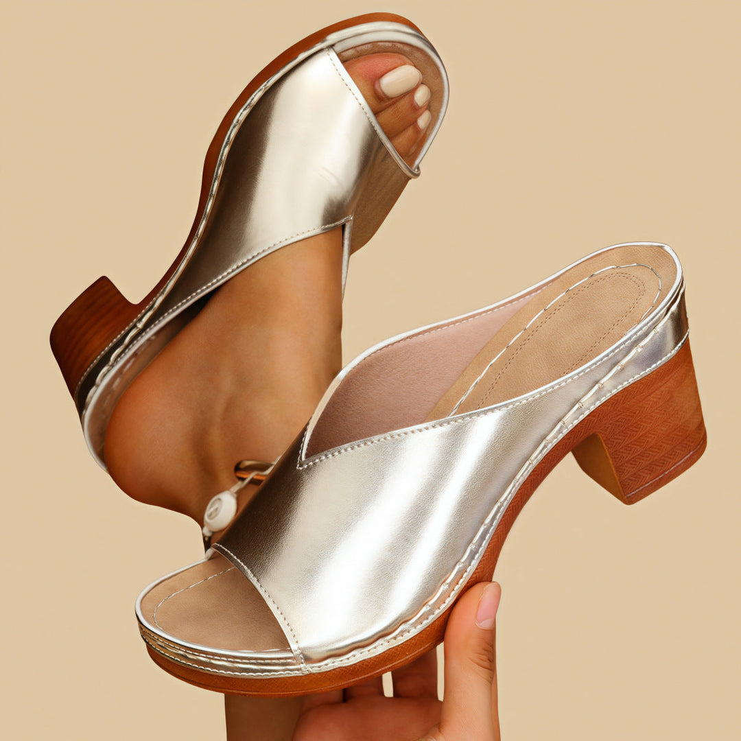 Solenne™ | Slip-On Block Heels