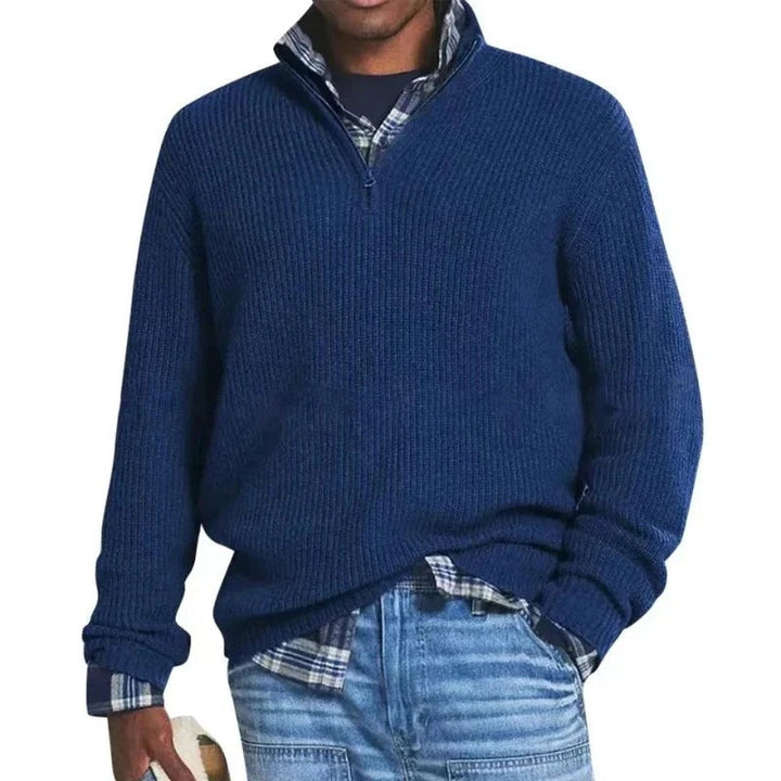 Bolesław | Elegant Men's Sweater with Zipper