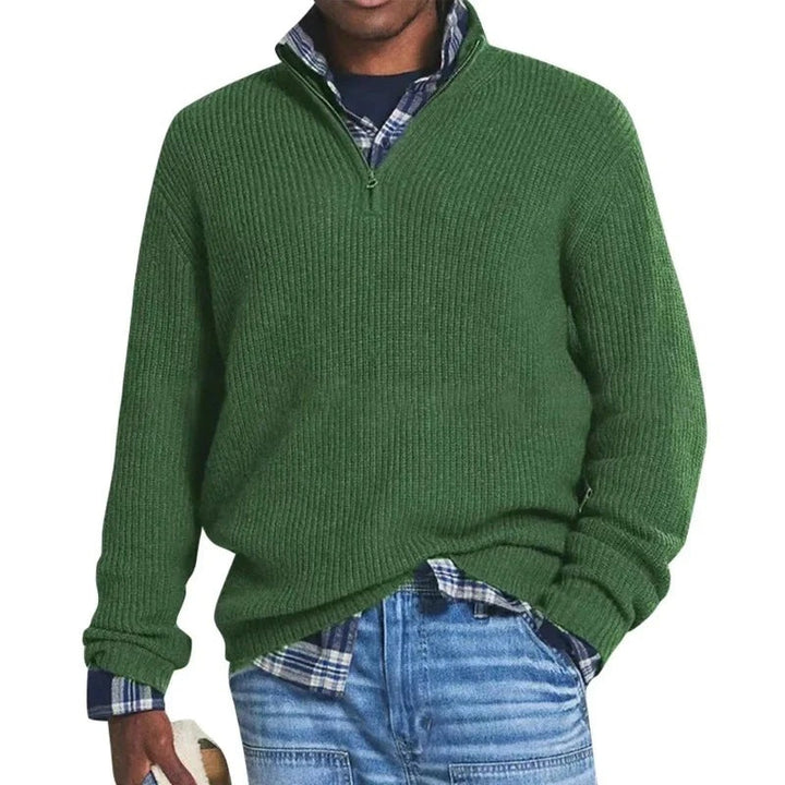 Bolesław | Elegant Men's Sweater with Zipper