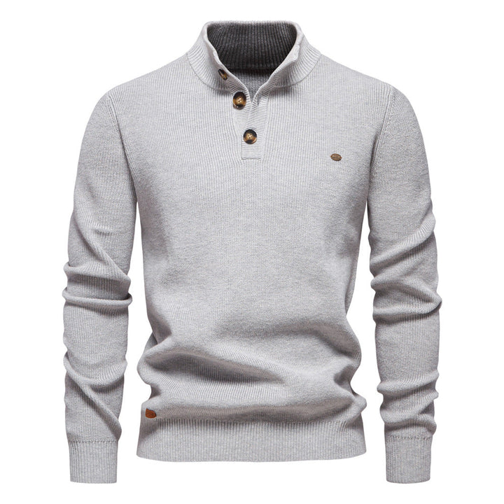 Witold | Elegant Men's Sweater with Button