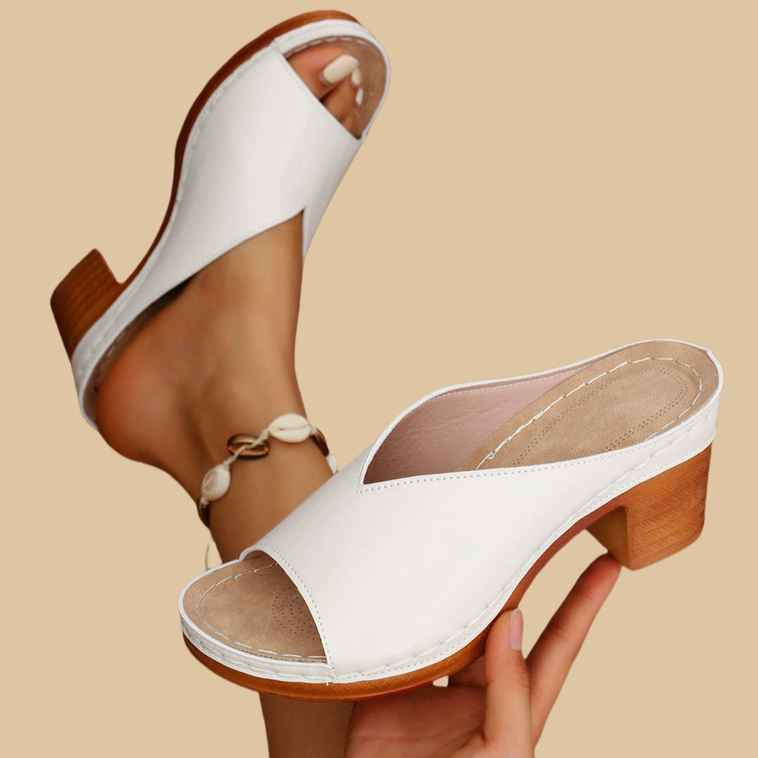Solenne™ | Slip-On Block Heels