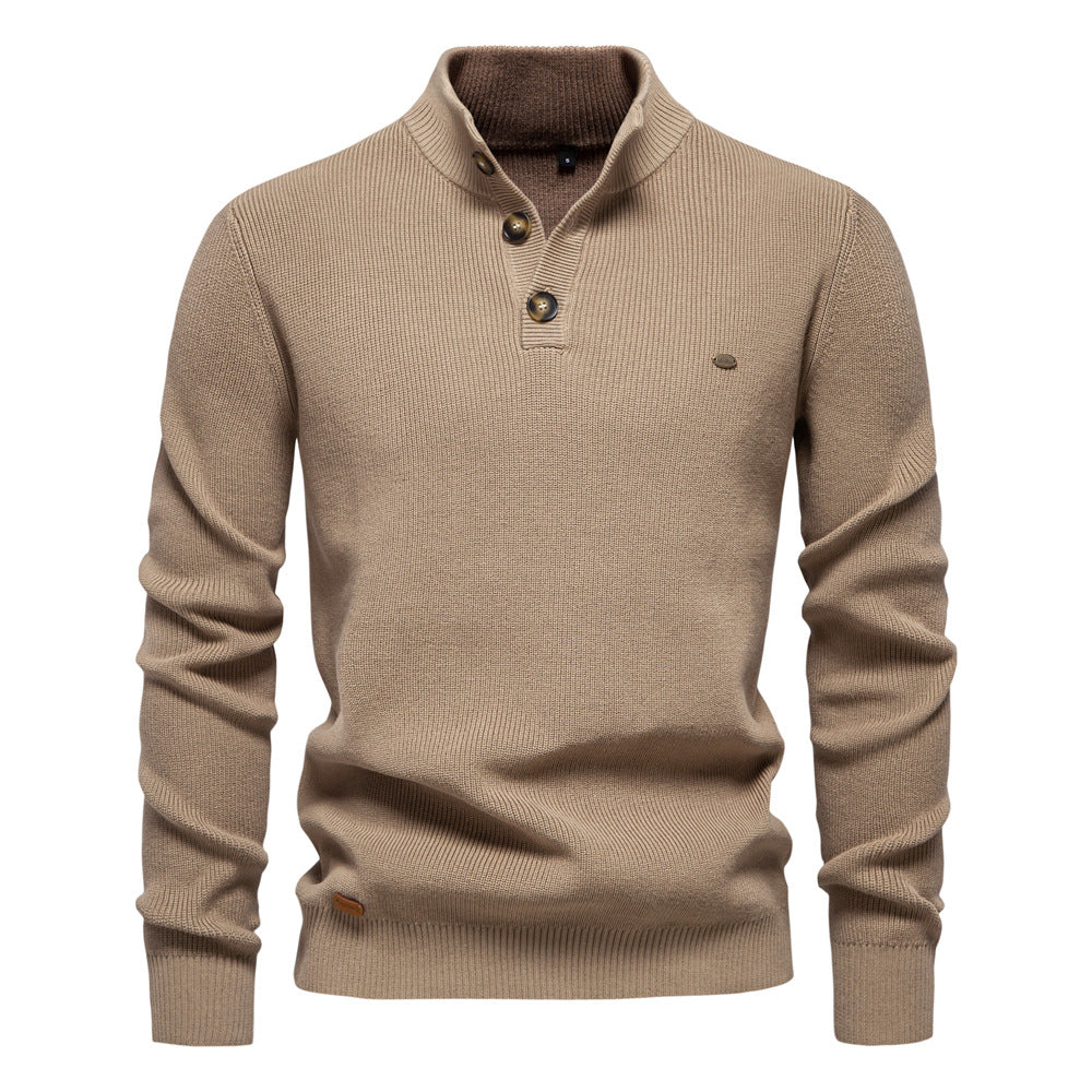 Witold | Elegant Men's Sweater with Button