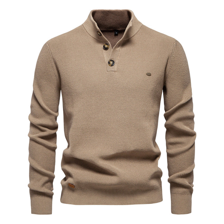 Witold | Elegant Men's Sweater with Button